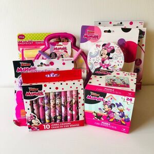 Disney Minnie Mouse 7 Piece Play School Items Easter Basket Filler